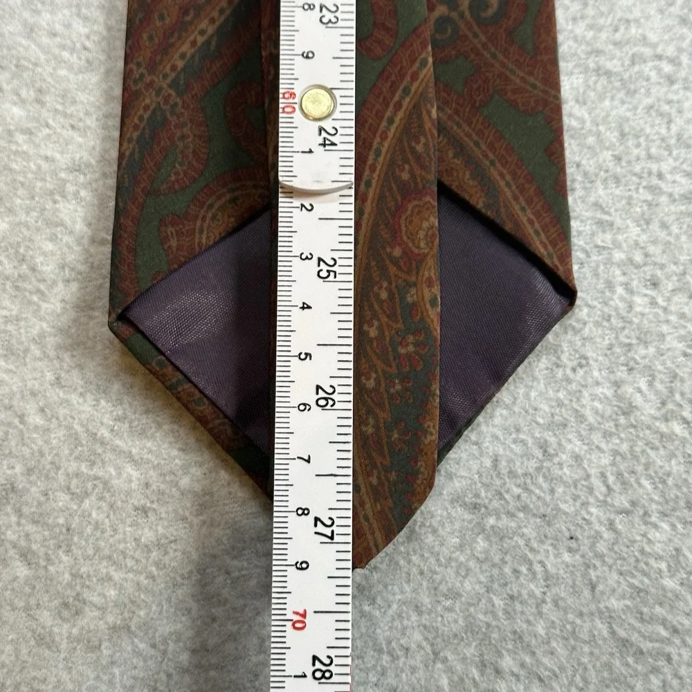 Vintage Guy Laroche Paris Silk‎ Paisley Tie – Valentino Italian Silk Fabric